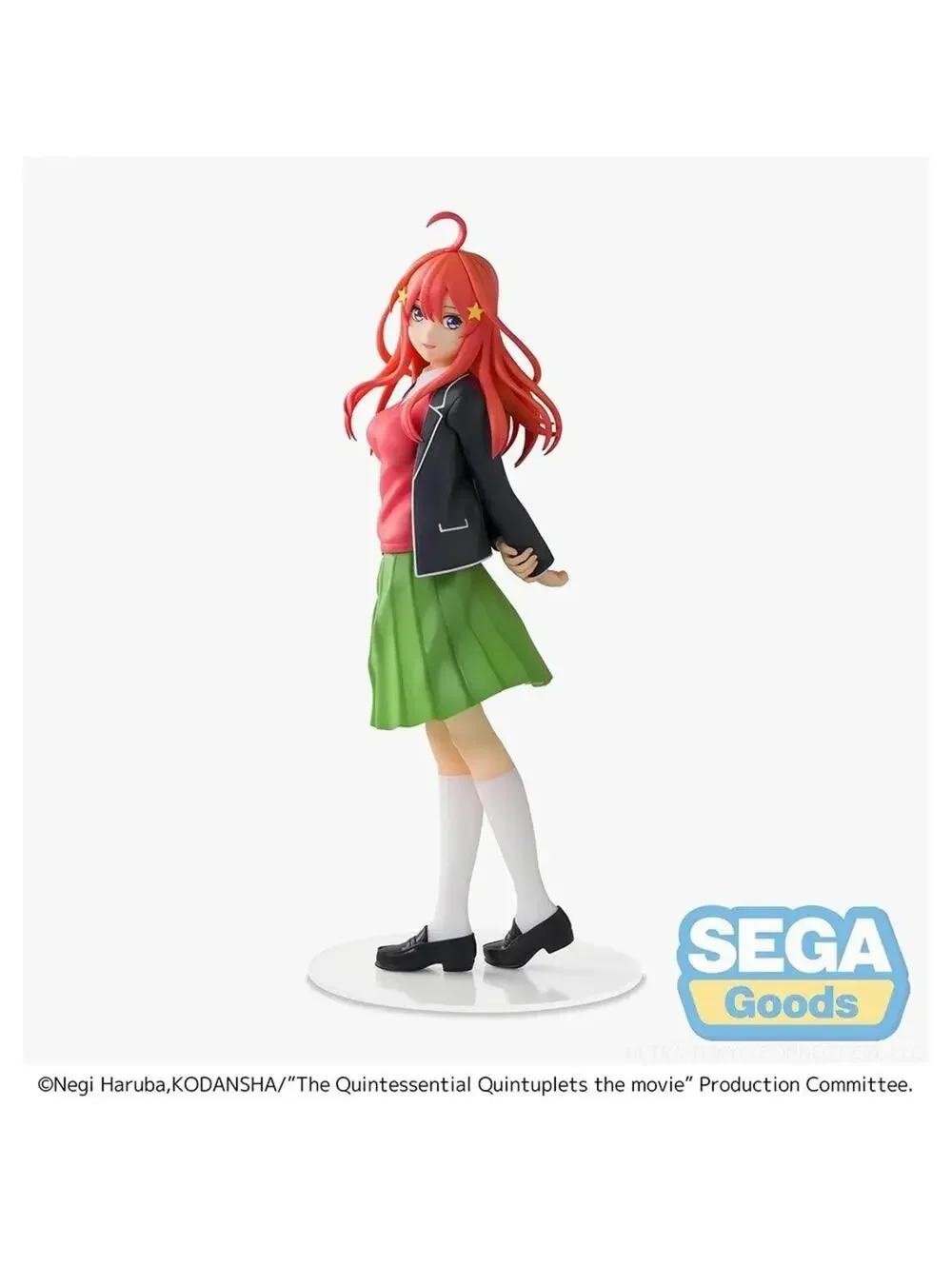 Sega Itsuki Nakano Figure Unisex OS Red New Quintessential Quintuplets SPM